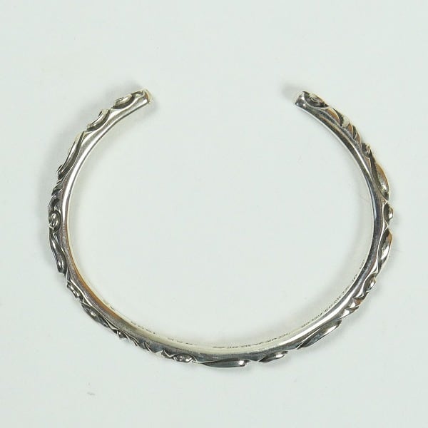 Size【2】 CHROME HEARTS クロム・ハーツ SCROLLBAND BANGLE SILVER