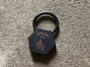 Button Works ボタンワークス Black Line Vintage Key Ring-Hexagon