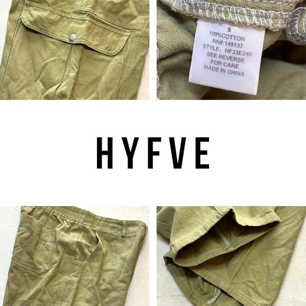 1点物◇HYFVEカーゴパンツSワイドチノパン古着メンズレディースOK