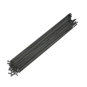 【新着特価】シーエヌスポーク(CN Spoke) ブラック プレーンスポーク #14G 284mm 48769000