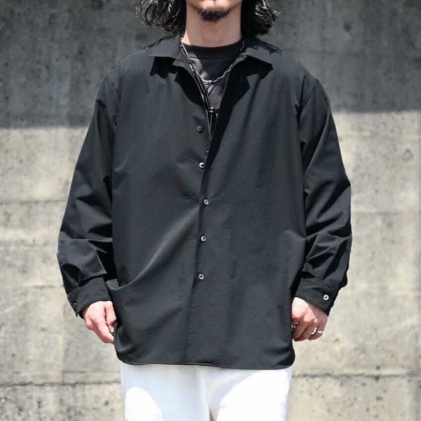 トップス THE DAY QUICK DRY LONG SLEEVE SHIRT THE DAY / QUICK DRY STRETCH OPEN COLLAR SHIRT | GANKO