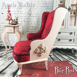 1/6 ドール チェア【Bice Red・ビーチェ レッド】