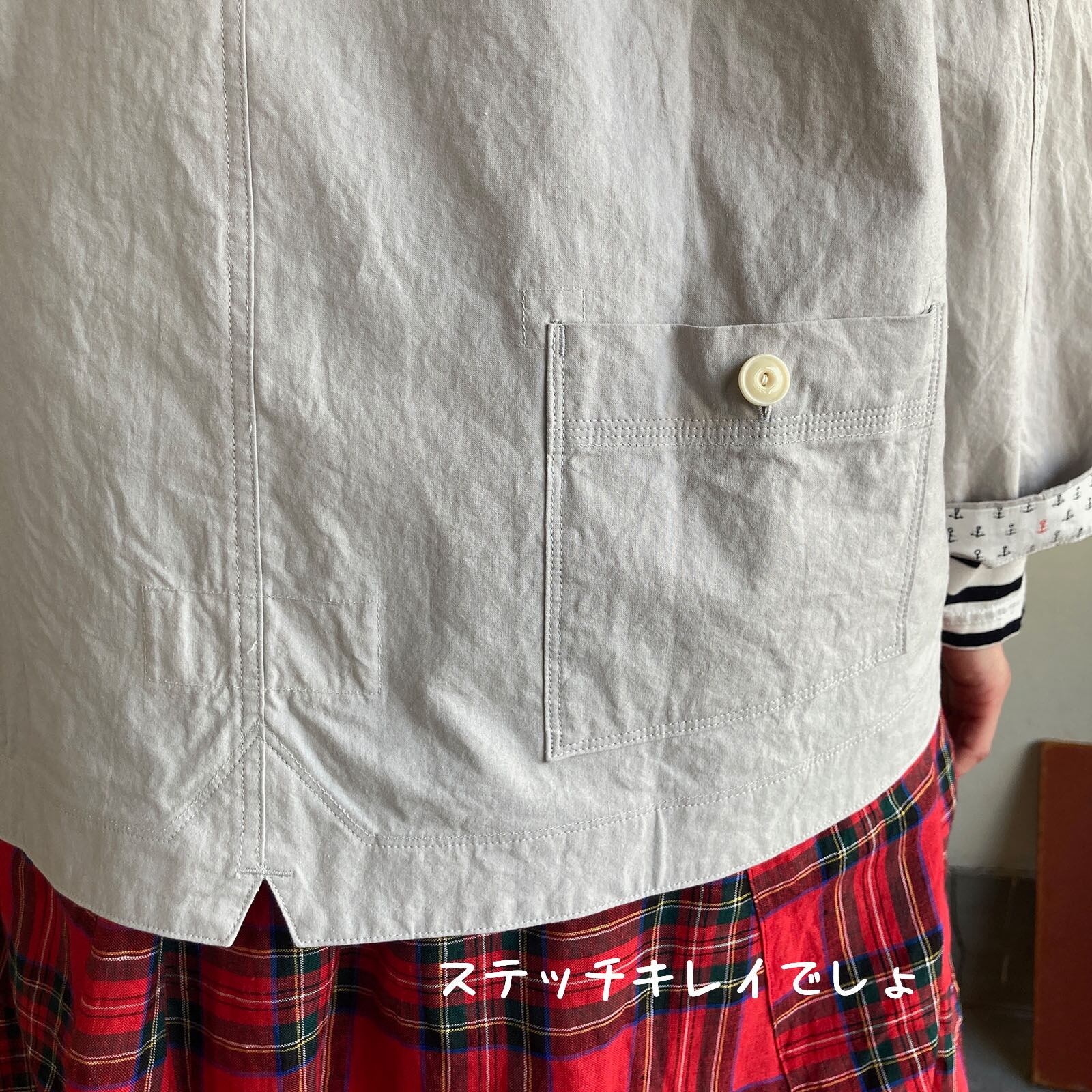 セーラーカバージャケット Girl'sヴィンテージ馬布 61JK22 サイズF