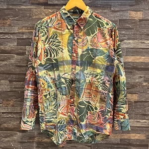 RALPH LAUREN 総柄 B.D SHIRT 1990'S OLD