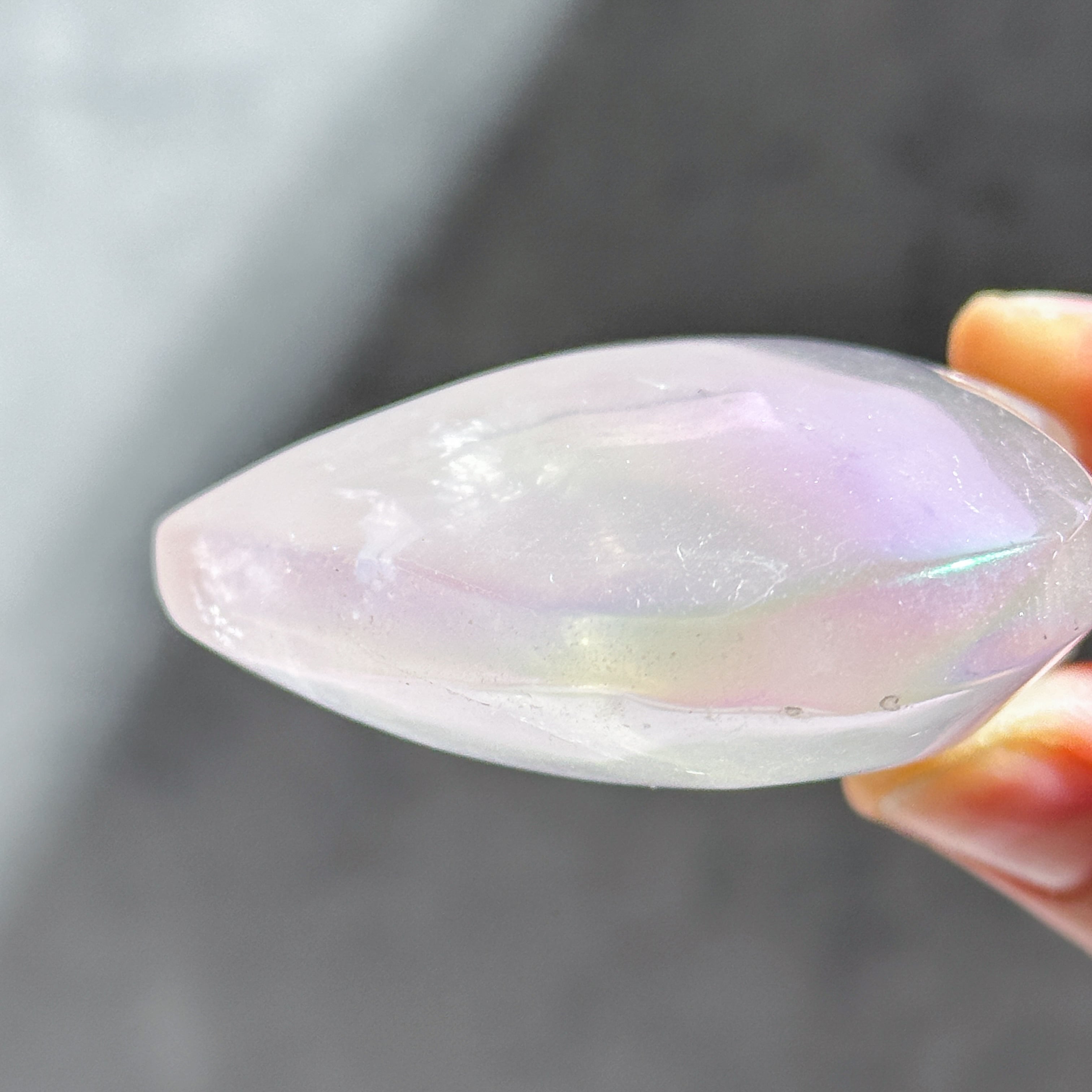 ♡エンジェルオーラローズクォーツ ハート33♡ Angel Aura Rose Quartz