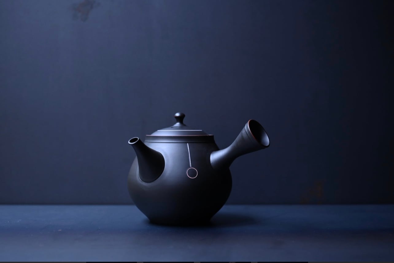 鯉江廣 雫型玉象嵌文茶注 B | 鎌倉倶楽部 茶寮