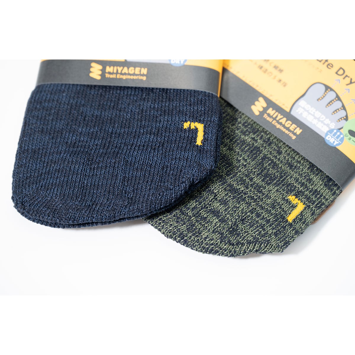 DM便190円】MIYAGEN ミヤゲン LW セパレートドライソックス ラウンド