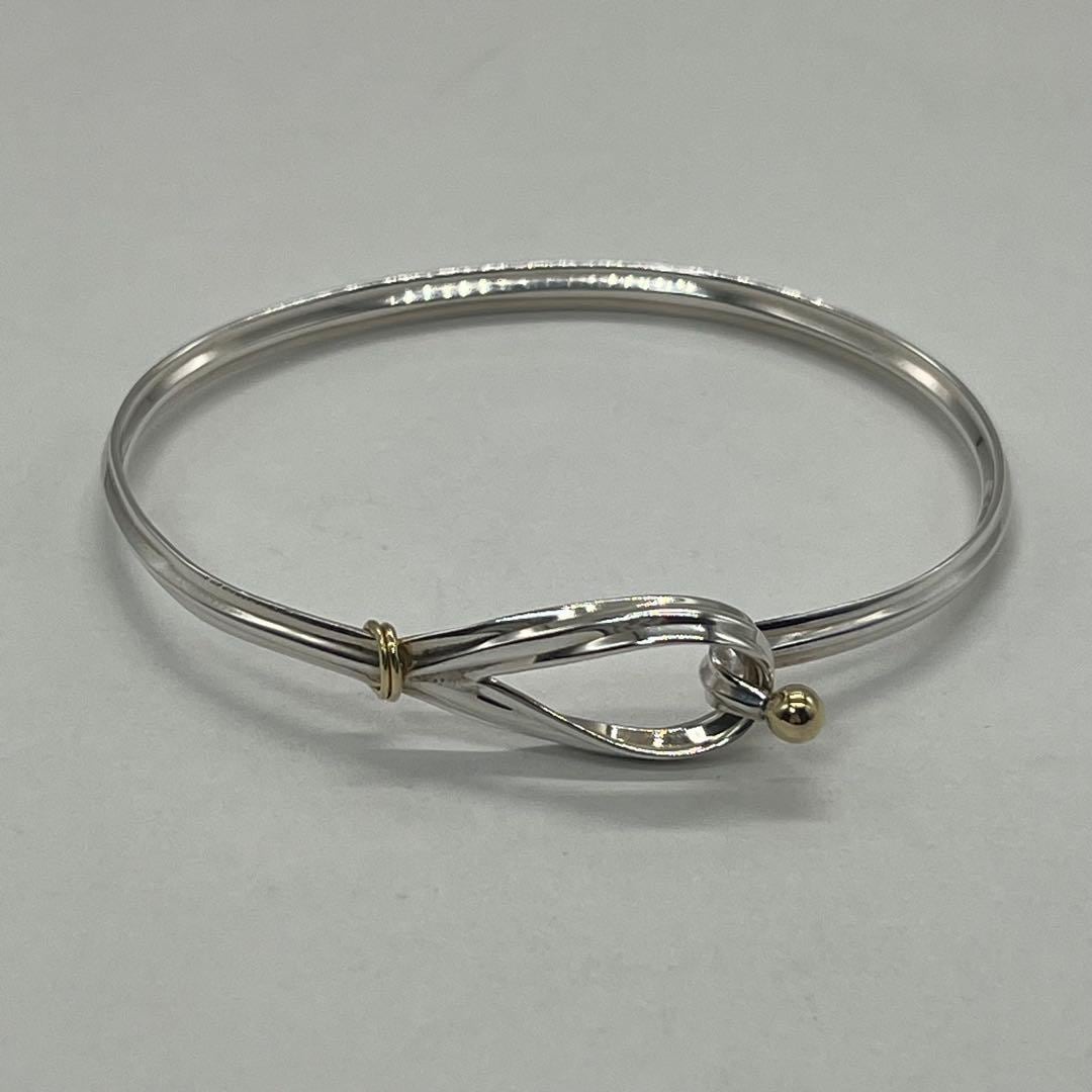 ティファニー TIFFANY&CO フックアンドアイ バングル コンビ 希少