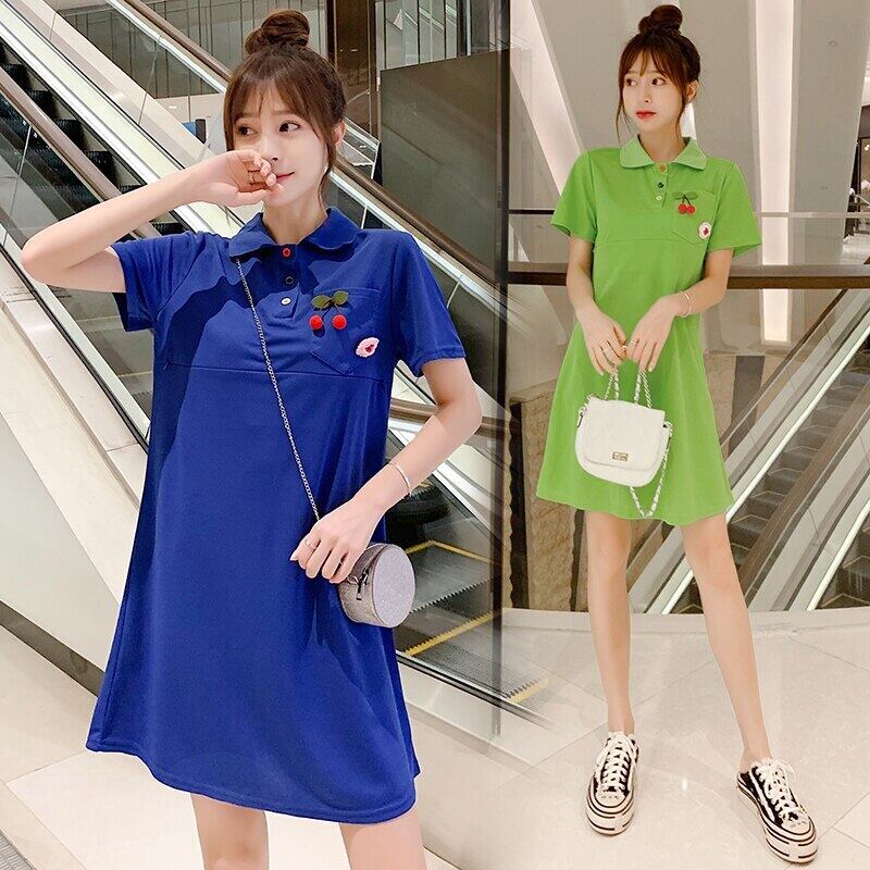 【新作】【送料無料】 2020年夏の分娩後の女性の看護ドレスターンダウンカラー半袖綿授乳ドレス母乳育児ドレスかわいい ショート コットン ハーフスリーブ 大人ガーリー スウィート キュート カジュアル サマー 夏物 AL expec369127715669