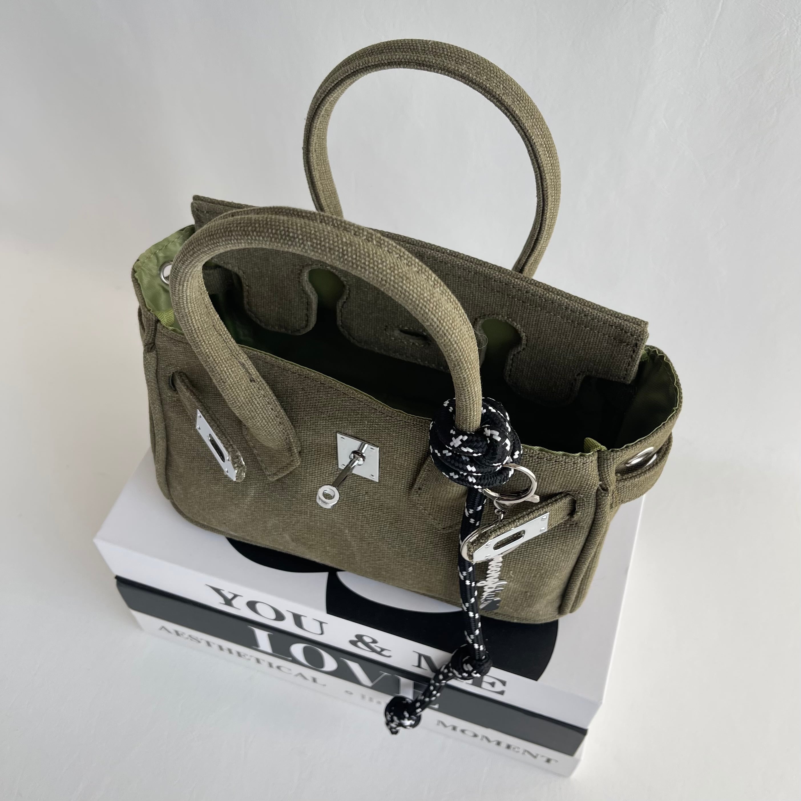 KANAGU army mini BAG / カラーが選べる&マルシェバッグ付 | meong blue