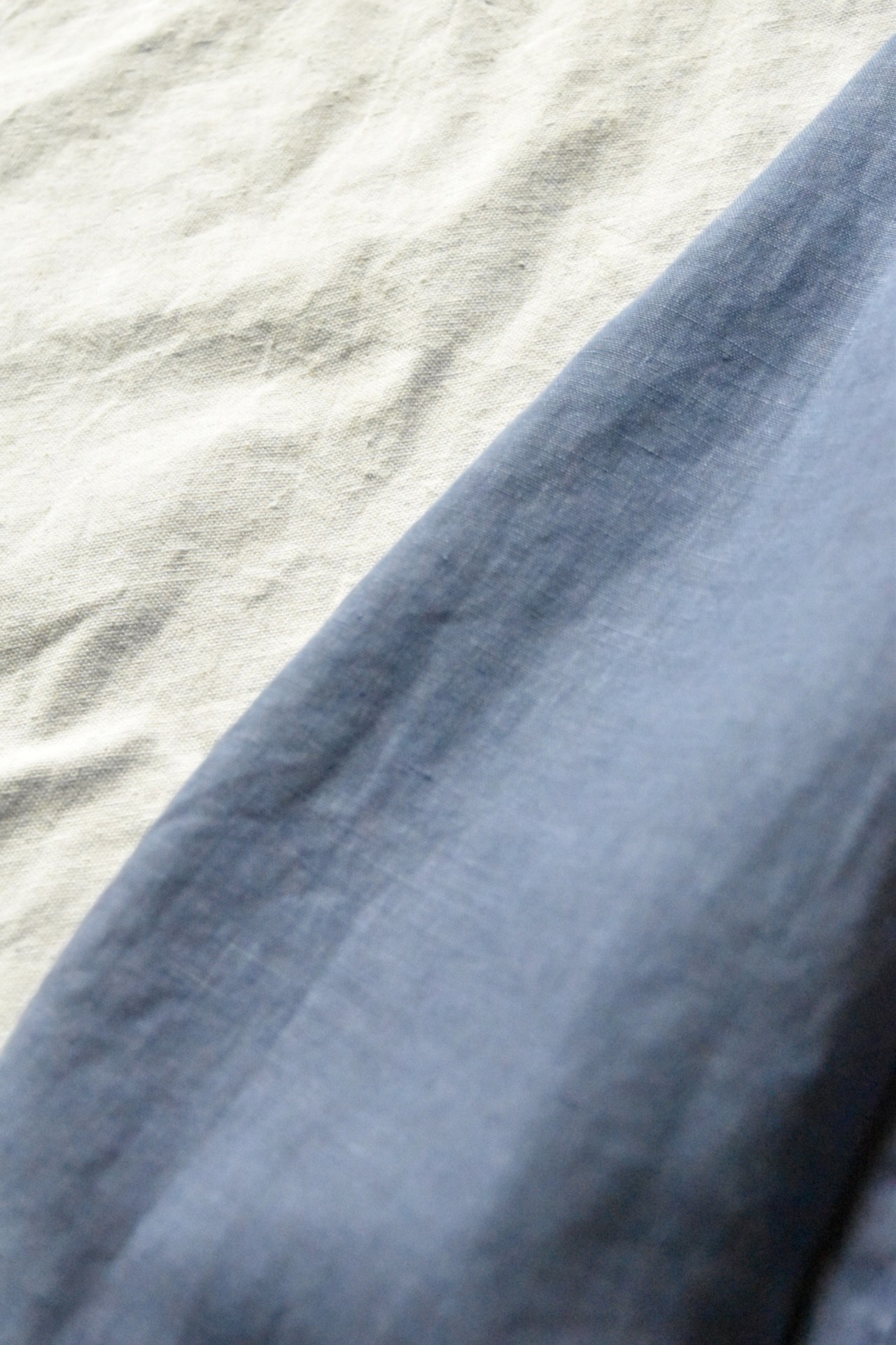 Italy linen fade blue jacket