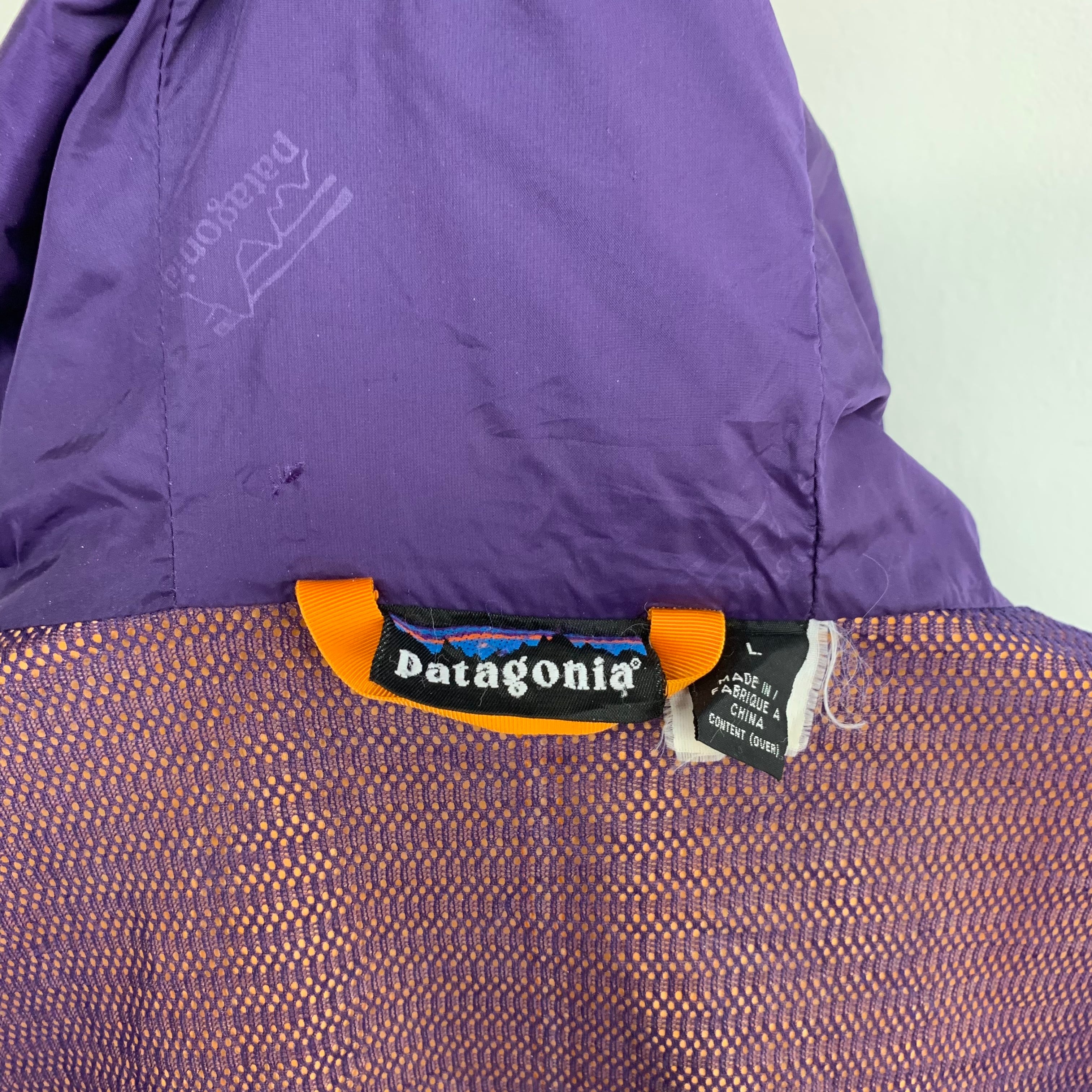 0175. 1990's Patagonia storm jacket マンゴー オレンジ 0175. 1990's Patagonia storm jacket マンゴー オレンジ