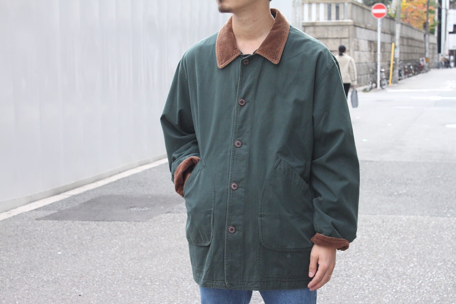 90s LANDS'END Cotton Coverall