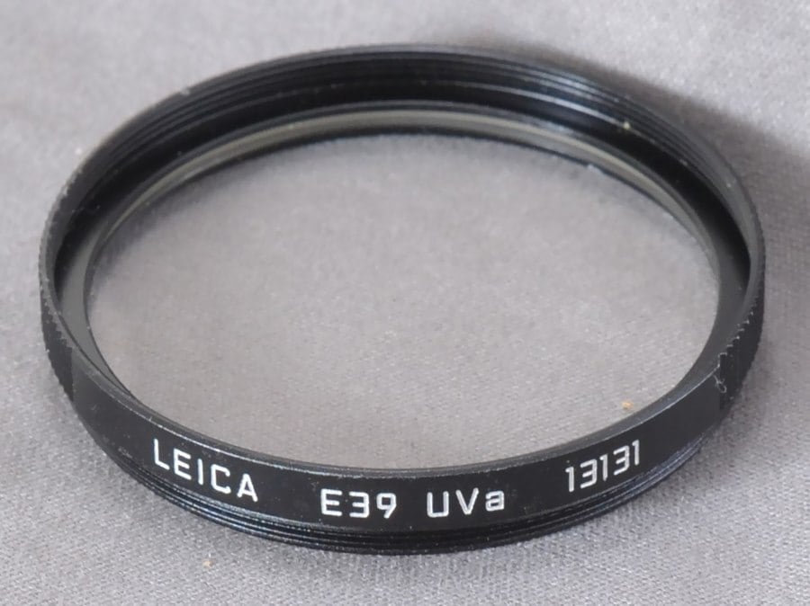 Leica レンズフィルター E39 UVa 13131 ライカ（21664） サンライズカメラーSunrise Cameraー