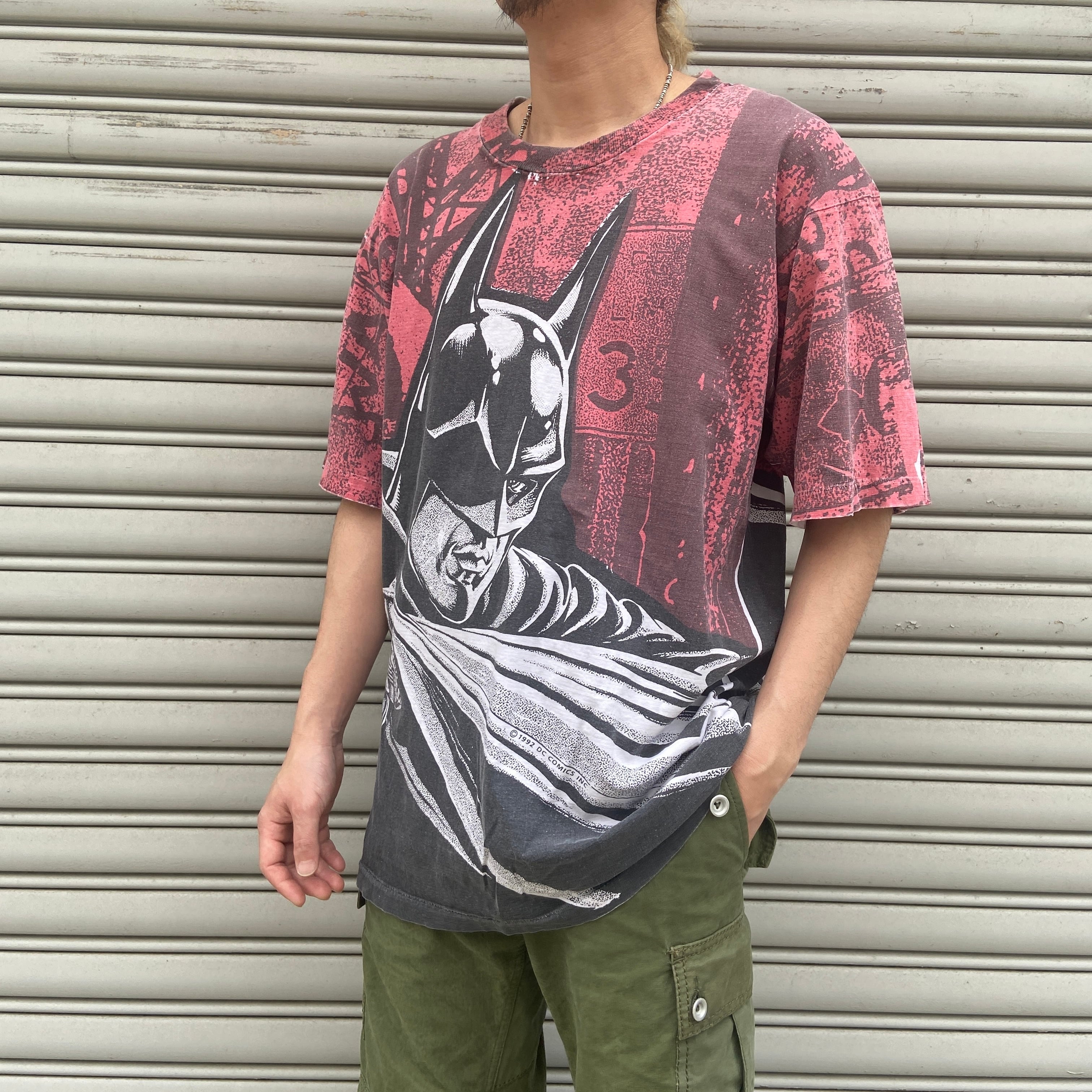 90s バットマン 総柄Tシャツ XL DC コミックス USA製 | 古着屋 Uan