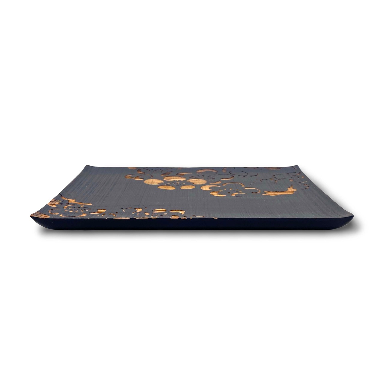 【角皿(大)】梅  Square dish, size L