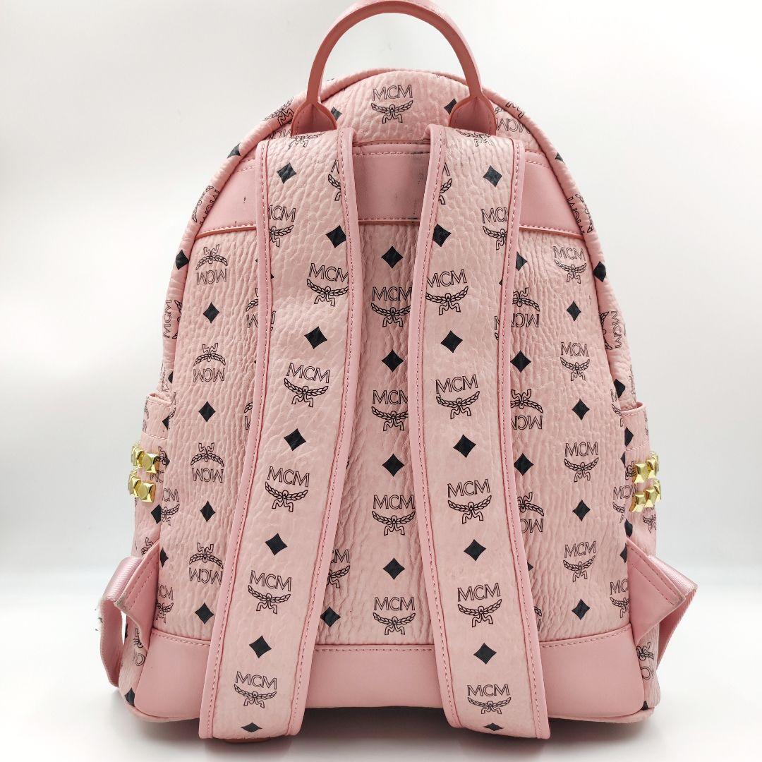 MCM ピンク 地雷 量産型 リュック ♡ MCM リュック 量産型 ピンク Sサイズ 地雷系 ♡