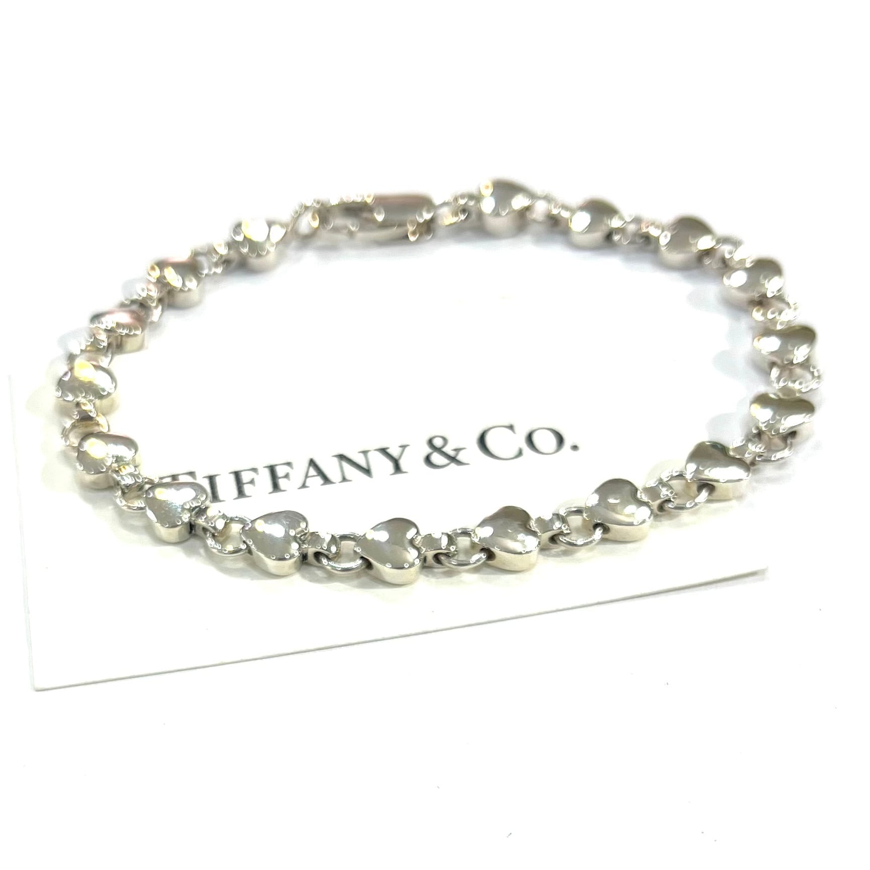 TIFFANY&CO. 】 2756 ティファニー ハートパフリンク ブレスレット
