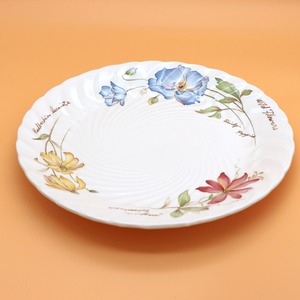 N.T CHINA・大皿・食器・花柄・No.200815-126・梱包サイズ80