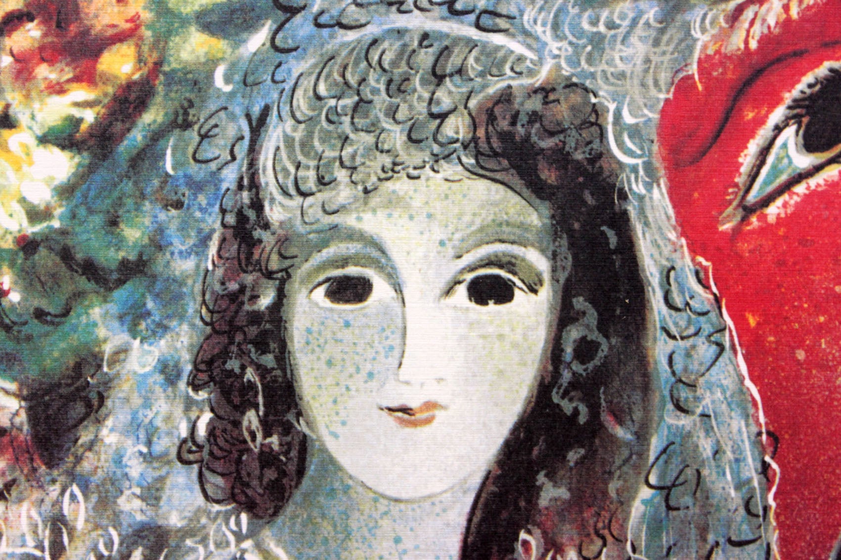 マルク シャガール作品「愛しのベラ」額縁4色選択可能 作品証明書 展示用フック 限定500部エディション付複製画リトグラフ