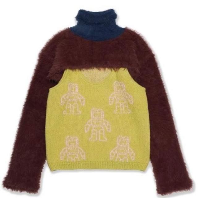 [YOUTHBATH] High Neck Knit Top Setup_Brown 正規品 韓国ブランド 韓国通販 韓国代行 韓国ファッション  ニット