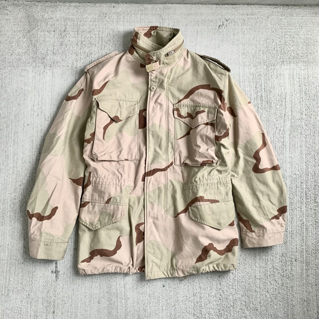 M-65 field desert camo jacket US ARMY 90s surplus 米軍 M65 