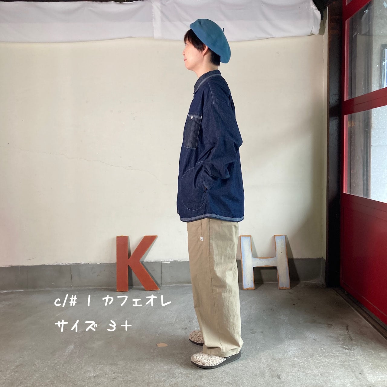 快晴堂　デニムオーバーオール　インディゴ　水玉　サイズ2 日本製 2025年最新】快晴堂 サロペットの人気アイテム - メルカリ