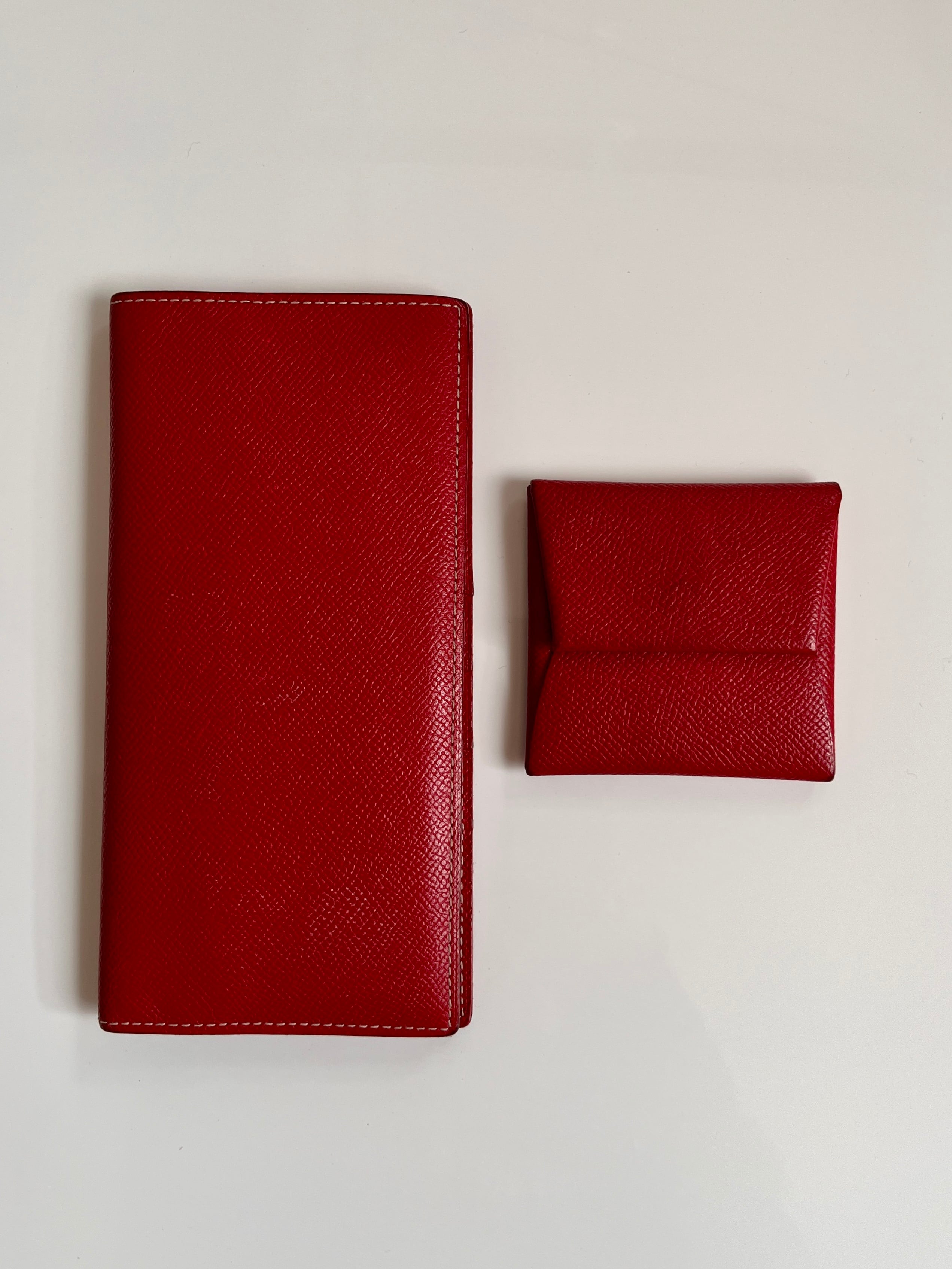 ポーター PORTER 吉田カバン レザー長財布・小銭入れセット|レッド|ヴィンテージ 日本製