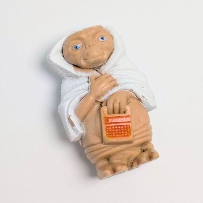 ☆ VINTAGE 1982☆【 E.T. ( イーティー ) 】【A】  PVCフィギュア / シーツ〚アメリカン雑貨 アメトイ〛