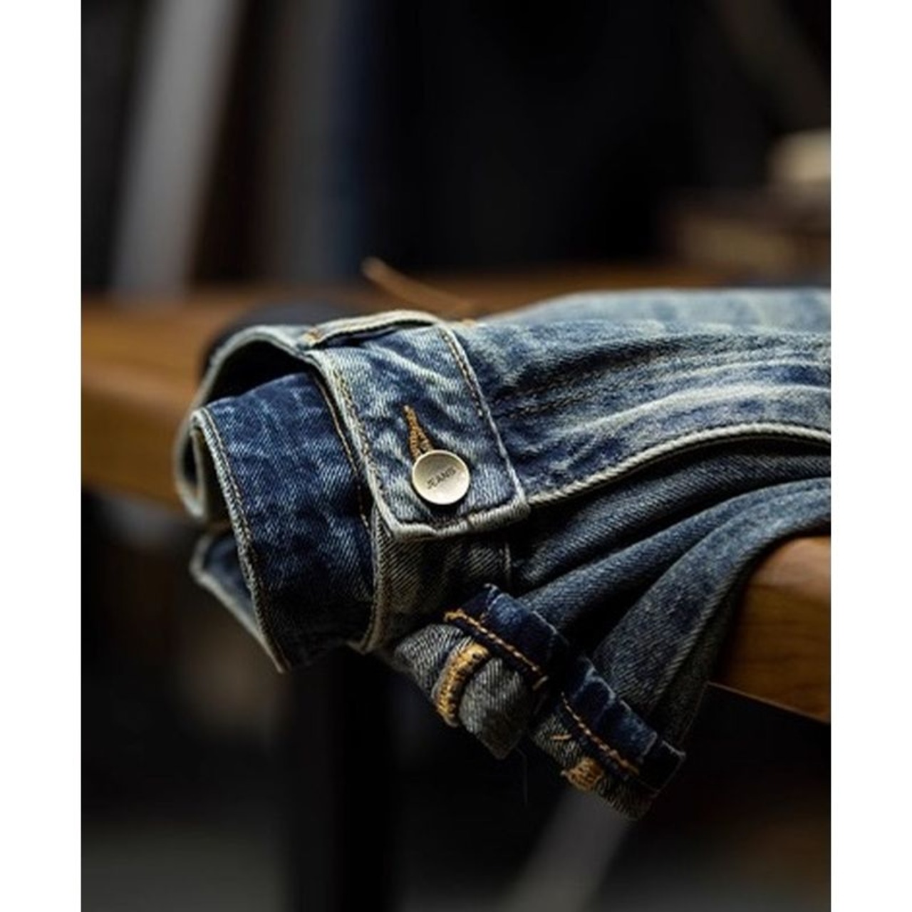 パッチワークデザイン デニムパンツ 10170