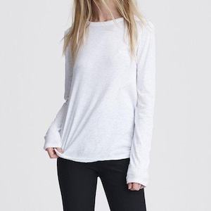 rag&bone　THE LONGSLEEVE TEE　WHITE