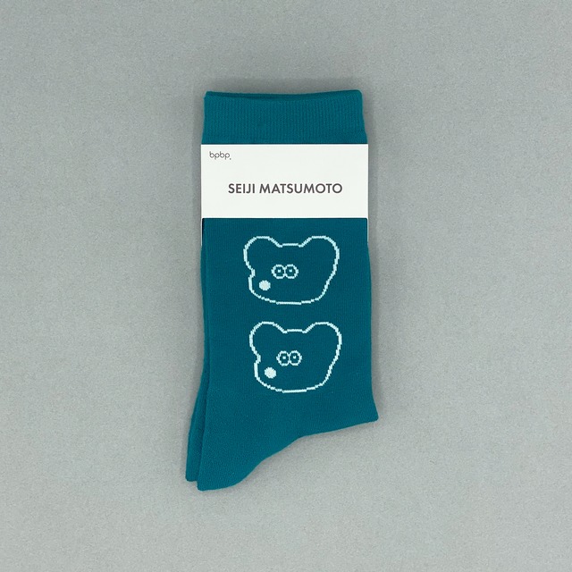 【Seiji Matsumoto】松本セイジ  SOCKS ANDY 3 GREEN ソックス