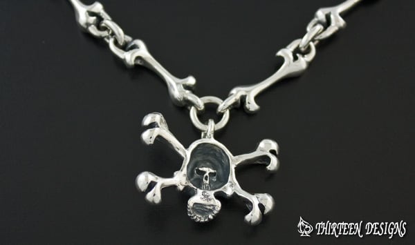 THIRTEENDESIGNS サーティーンデザインズ KN-4 X BONE SKULL TOP