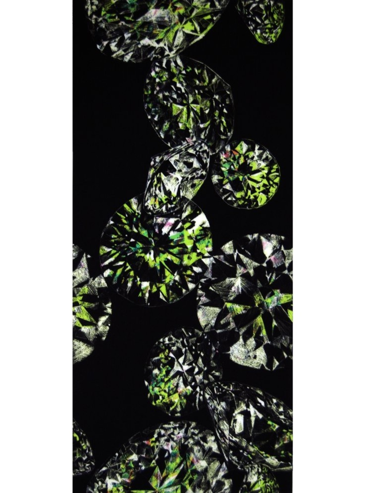 【受注商品】RumiRockセオαゆかた「ダイヤモンド」　[A763]