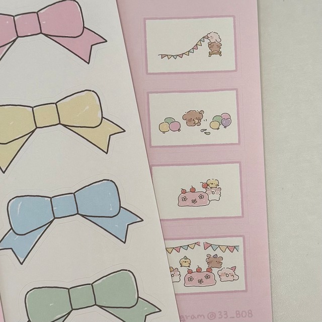 nyung nyung shop 〔sticker-お誕生日の準備- 〕