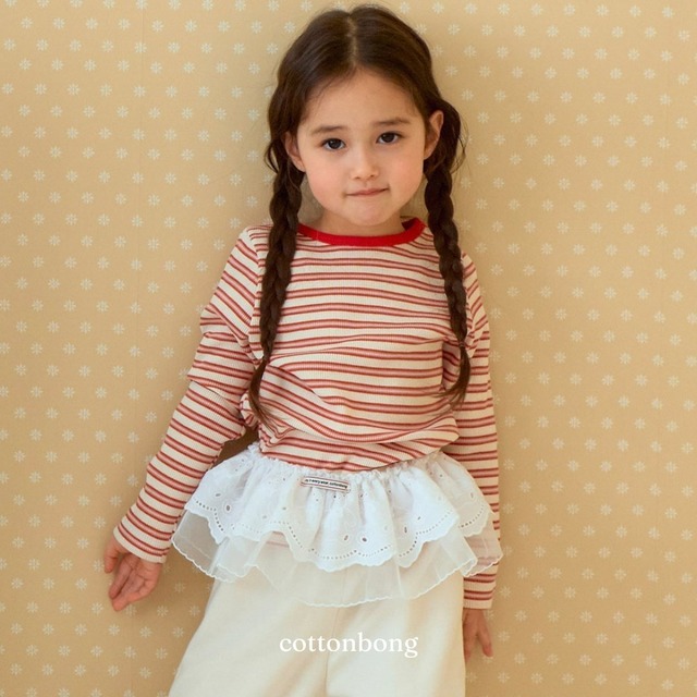 《予約》送料無料【cottonbong】Lily Lace Skirt