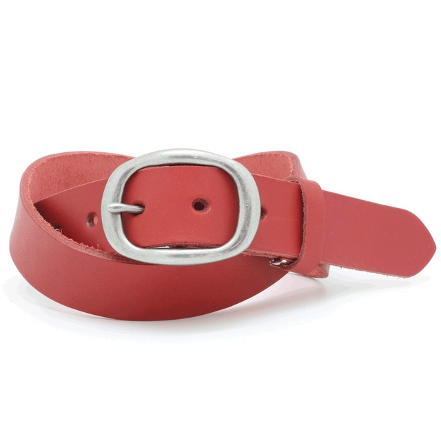 LOCAL WORKS　栃木レザーベルト　055L　”クラシコレザー”使用　オーバルギャリソンバックルベルト　帯幅3.5㎝　男女兼用　バックル交換可能　長さ調整可　レザーベルト　革ベルト　ベルト