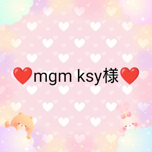 ❤mgm ksy様　専用❤10