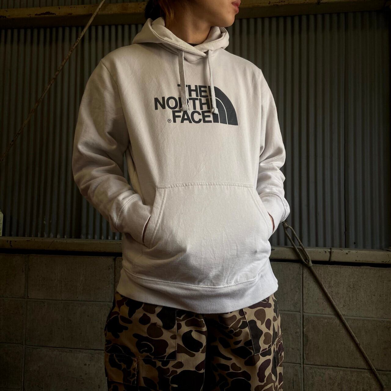 The North Face ビッグロゴ スウェットシャツ Mサイズ 日本未発売