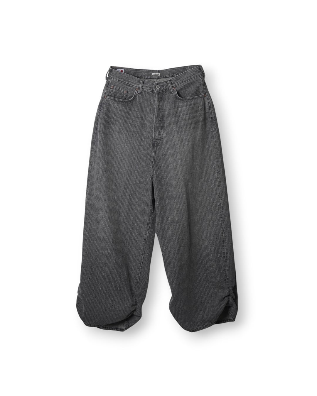 sillage】circular pants denim damaged | cocoon