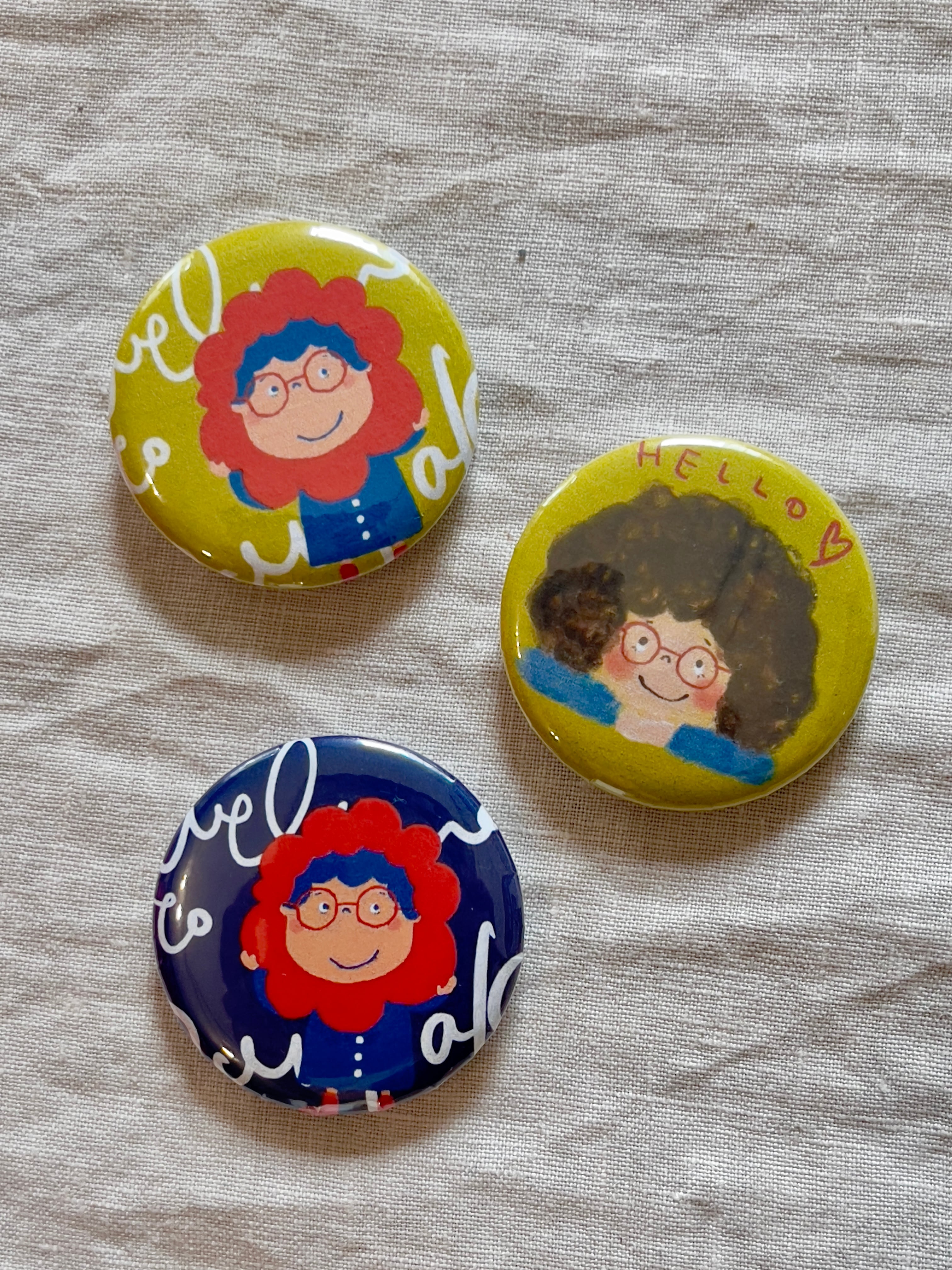 Jame Iha直筆サイン入り写真＆自作缶バッジ♪ハンドメイド手書き手描き