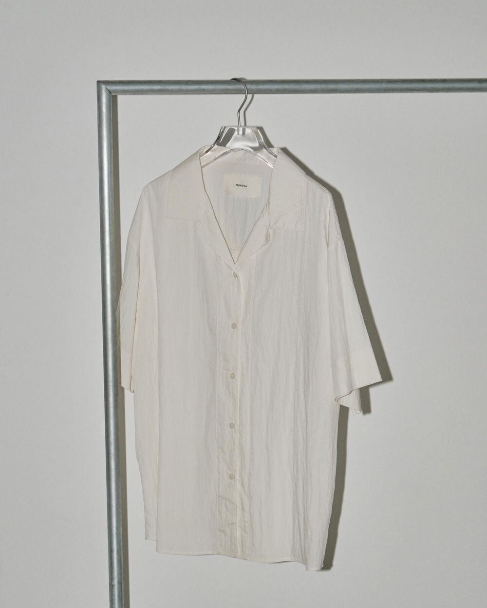 新品TODAYFUL Halfsleeve Crape Shirts エクリュ