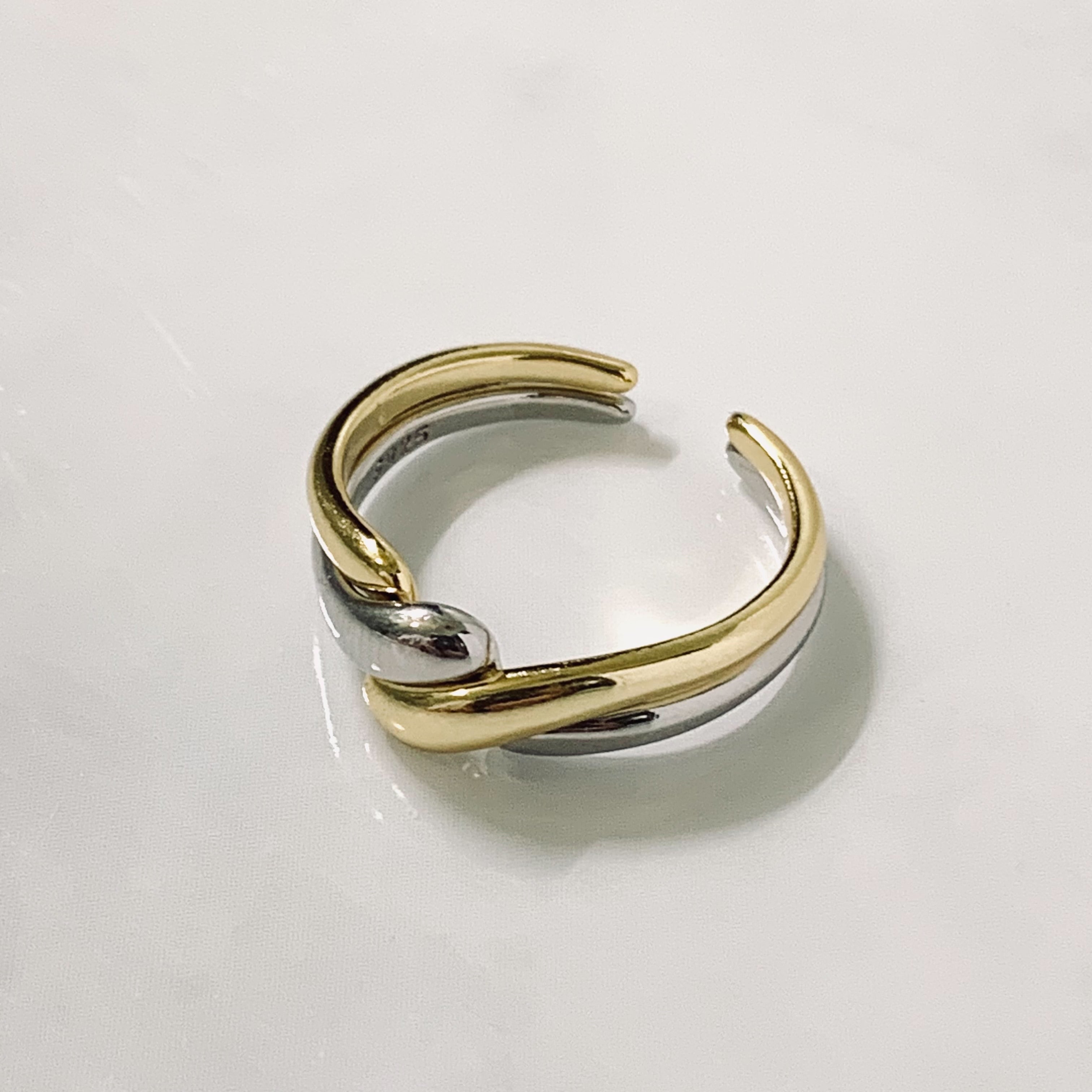 gold & silver gimmel ring #285 | NOEL