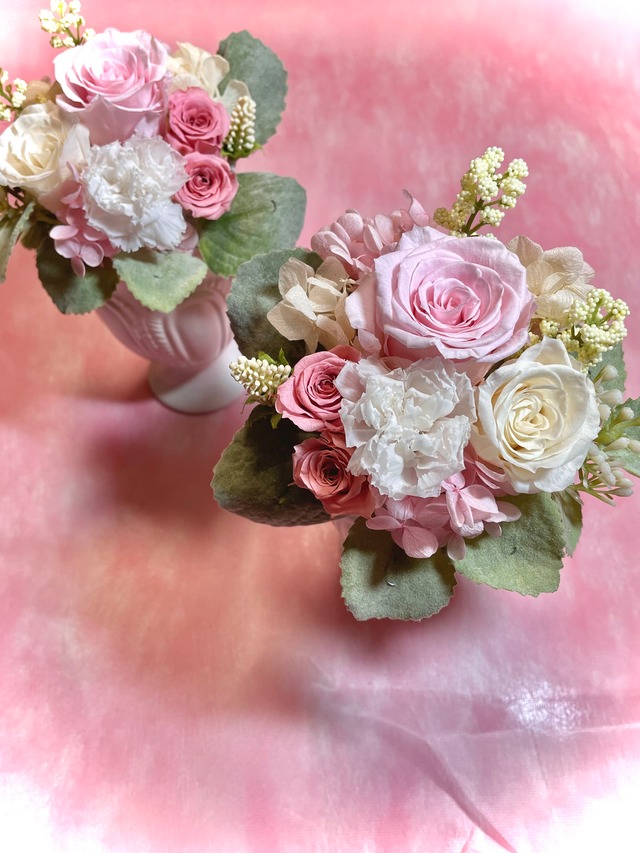 スウィート rose                                                     H15cm D17cm