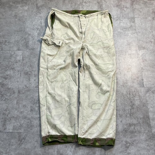 60s 極太 フィンランド軍 実物 M-62 リバーシブルカモ パンツ w39 詳細写真18