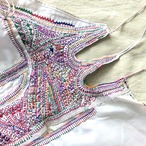 ラバリ族のカラフル刺繍ジャケット｜02