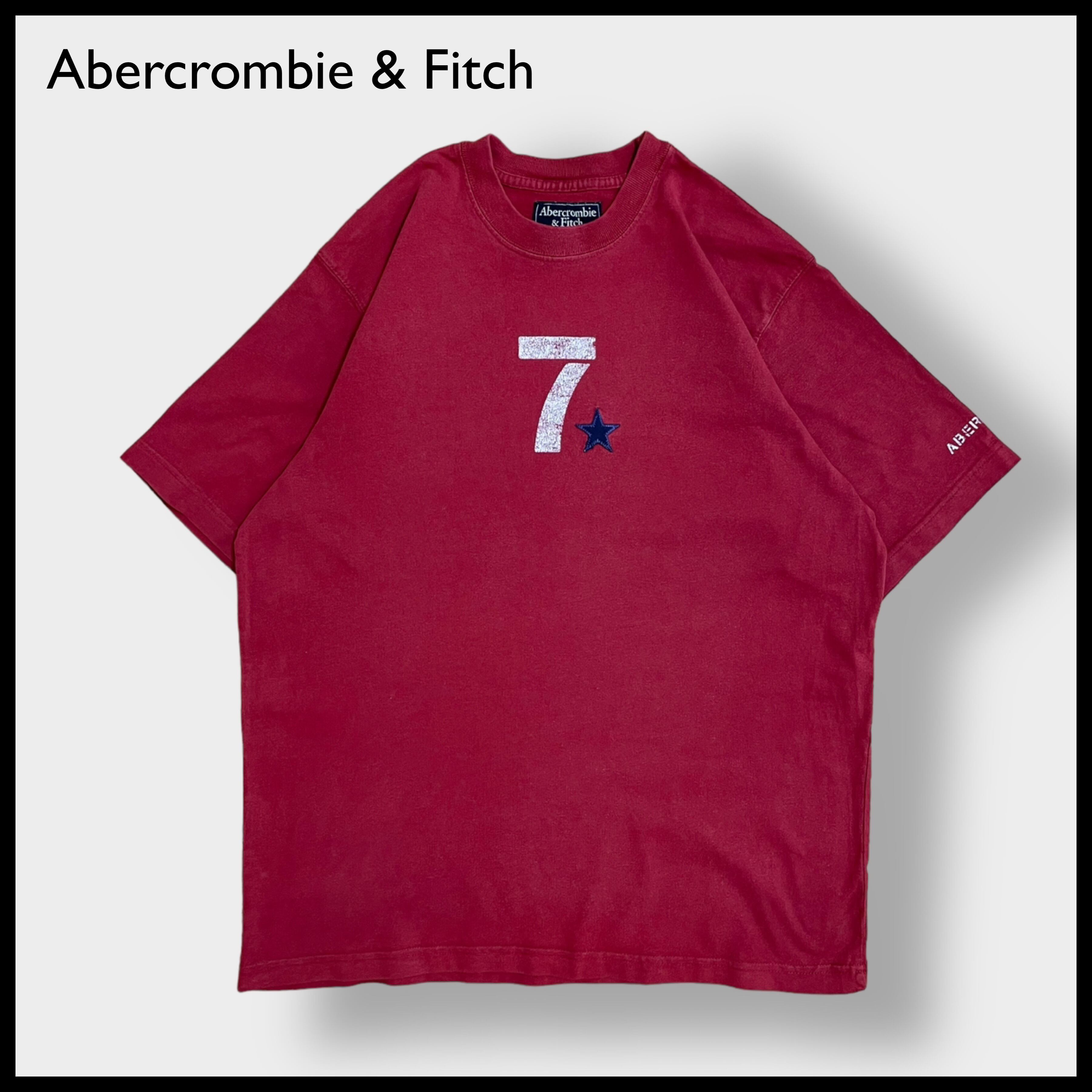 Abercrombie & Fitch】アバクロ Tシャツ ナンバリング プリント 星