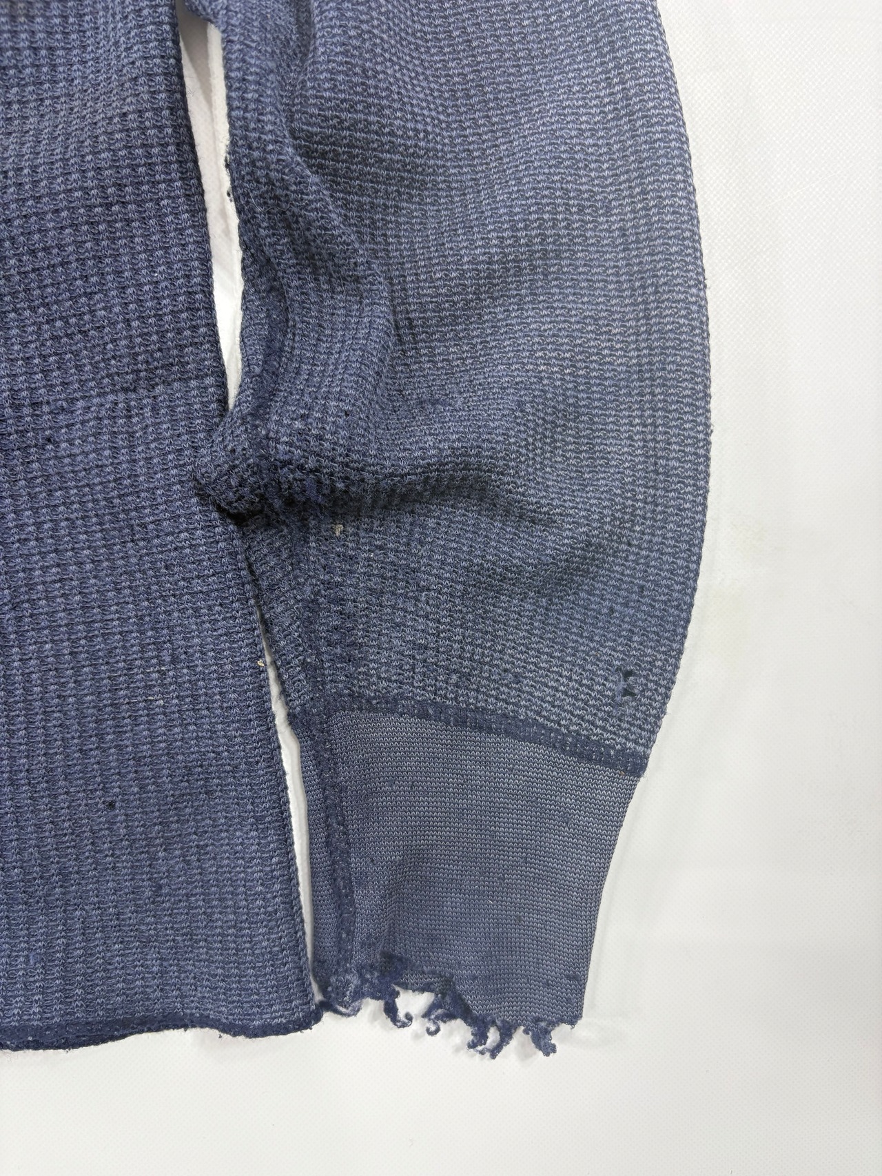 1980s Hanes Distressed Thermal Long Sleeve