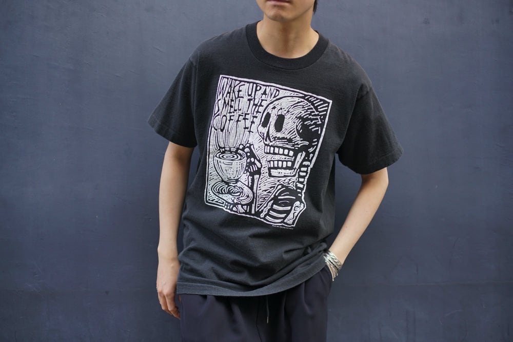 CARL SMOOL --Made In USA] Vintage Skull Print T-Shirt [1989s