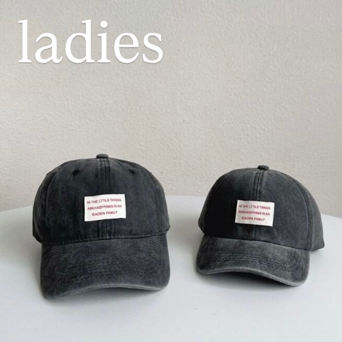 【ladies】vintage tag cap